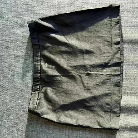Vintage Forever 21 Women’s Black Straight Grunge Punk Goth Mini Skirt Small - Picture 7 of 13
